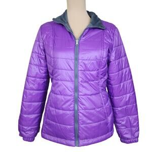 Free Country Medium Purple Puffer Coat Jacket